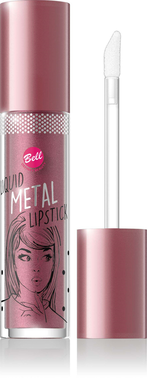 фото Помада жидкая с эффектом металлик Bell Liquid Metal Lipstick, тон №03