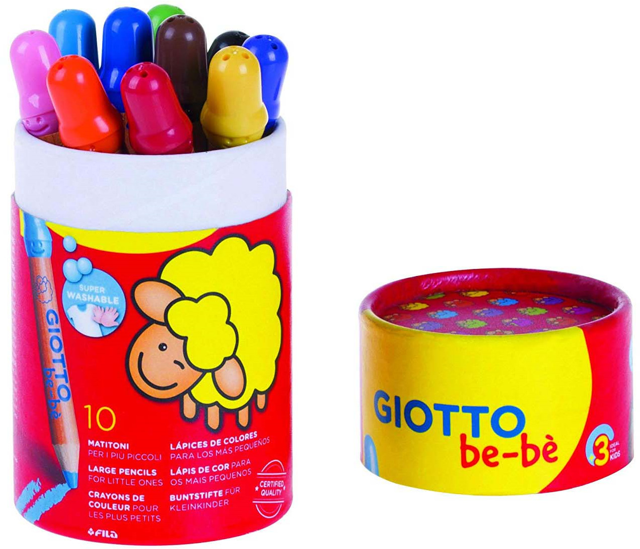 Набор цветных карандешей Giotto Be-Be, 10 шт Набор цветных карандешей Giotto Be-Be, 10 шт