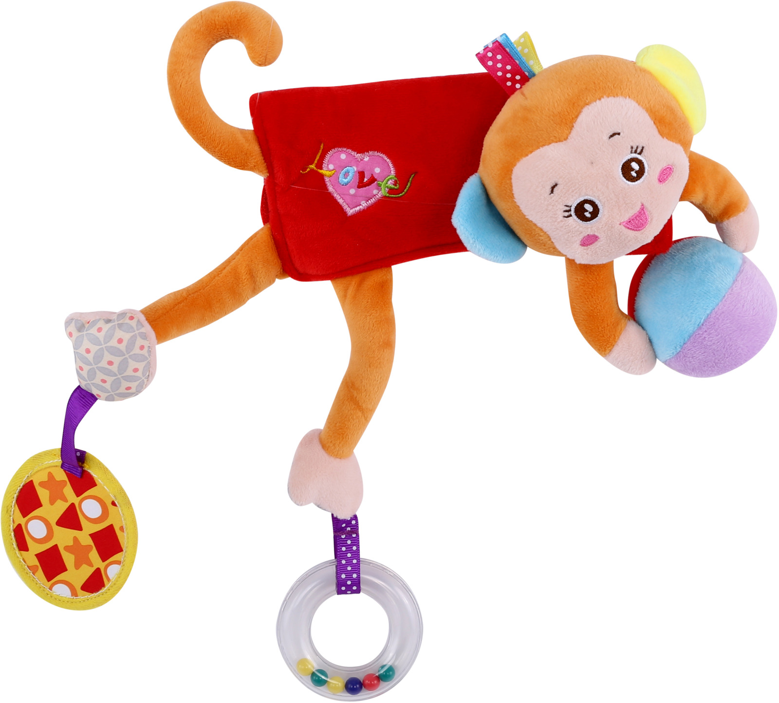 Развивающая игрушка Lorelli Toys Обними меня. Мартышка. 10191260001 развивающая игрушка lorelli toys обними меня мартышка 10191260001