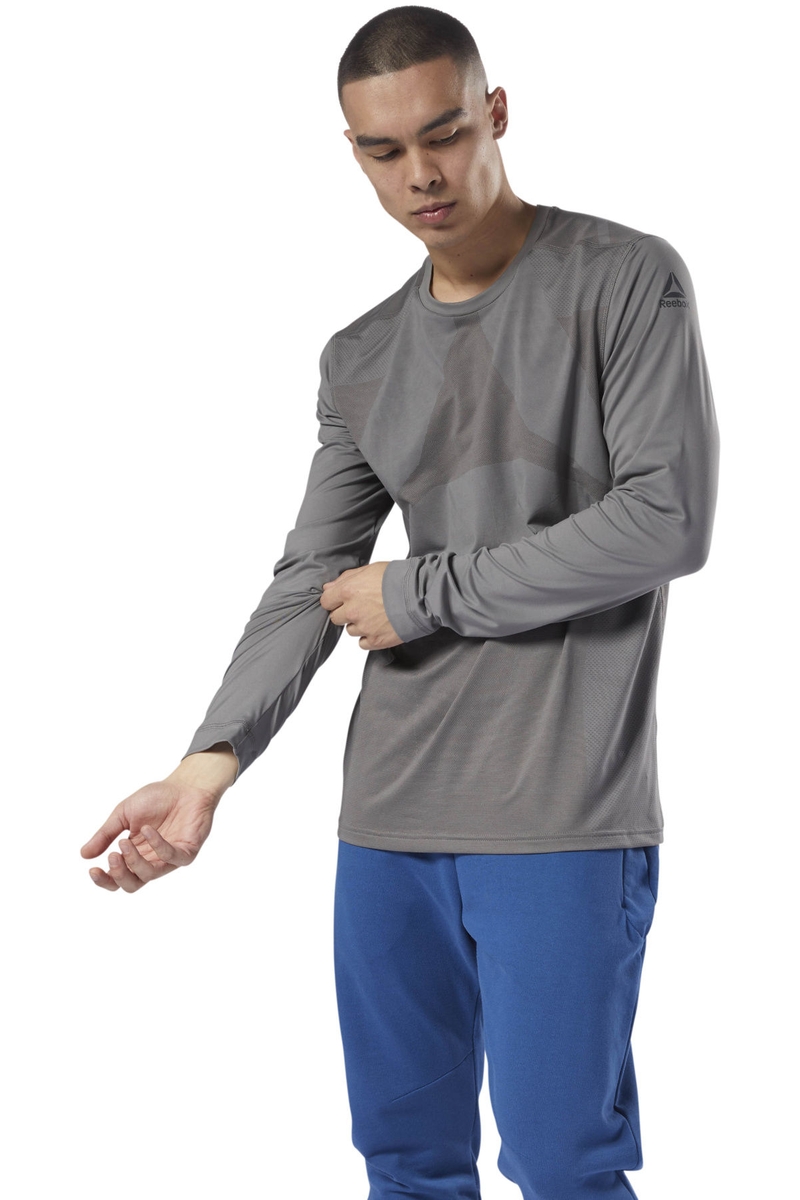 цены на Лонгслив Reebok Thermowarm Vent Ls Tee