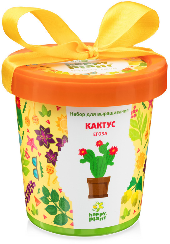 фото Набор для опытов и экспериментов Happy Plant "Горшок. Кактус Егоза"