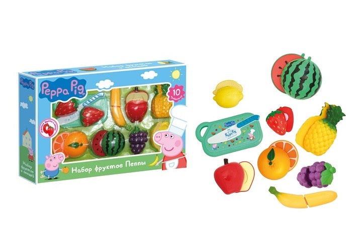 Сюжетно-ролевые игрушки Свинка Пеппа Игровой набор фруктов 