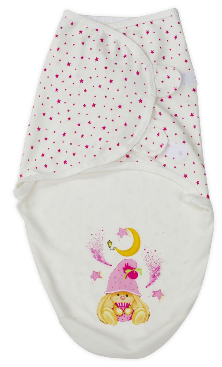 фото Пеленка для девочки Лапушка "Маленький гномик", цвет: розовый. MG010. Размер 62 Babyglory