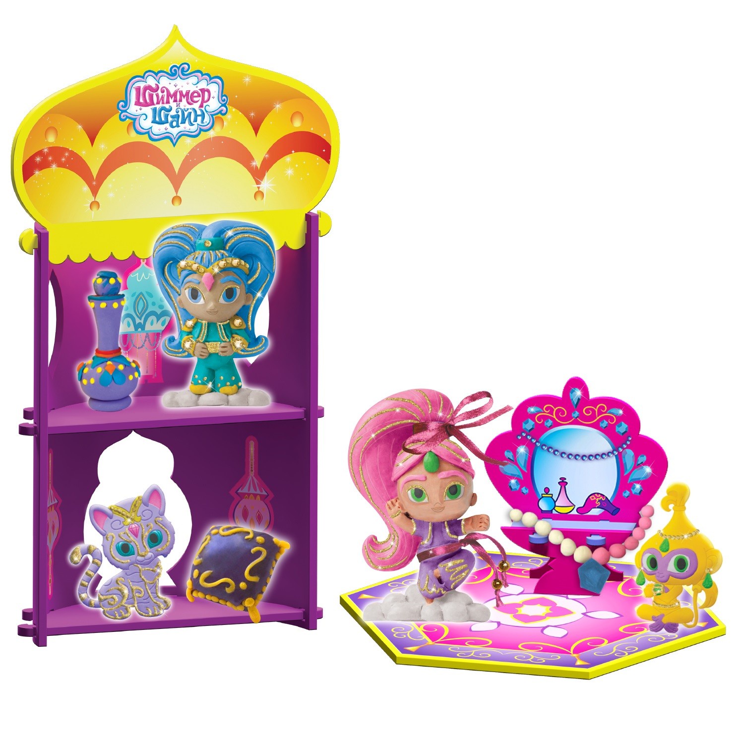 фото Набор для лепки Shimmer & Shine "Волшебный замок Шиммер и Шайн" Shimmer & shine / шиммер и шайн