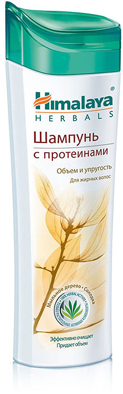 фото Himalaya Herbals Шампунь "Объем и упругость", с протеинами, для жирных волос, 200 мл