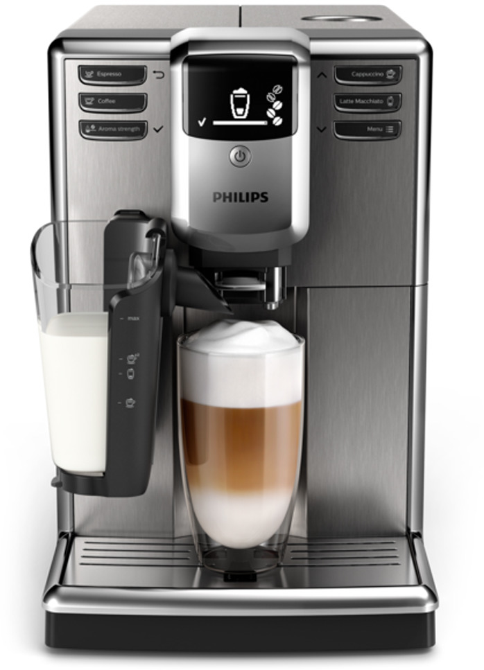 фото Кофемашина Philips Series 5000 EP5035/10 LatteGo, Silver Black