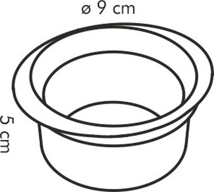 фото Набор мисок для маффинов "Tescoma", 2 шт. 622084