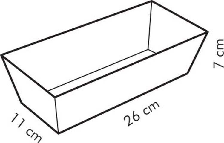 фото Форма для выпечки хлеба Tescoma "Delicia", прямоугольная, с антипригарным покрытием, 26 х 11,5 см