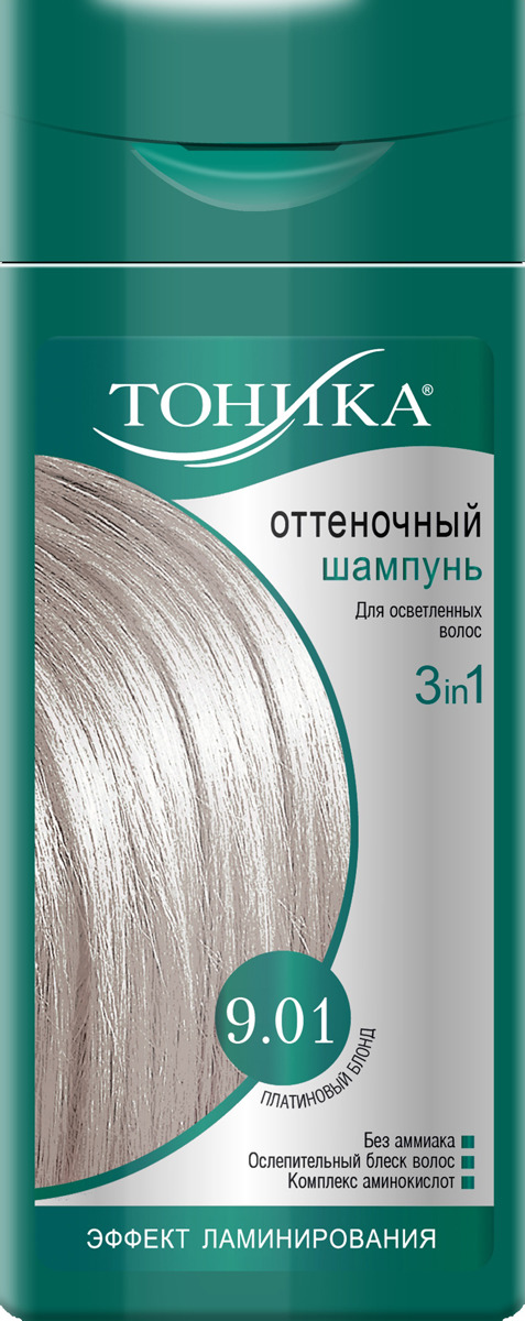фото Шампунь оттеночный Тоника, 9.01 Платиновый блонд, 150 мл