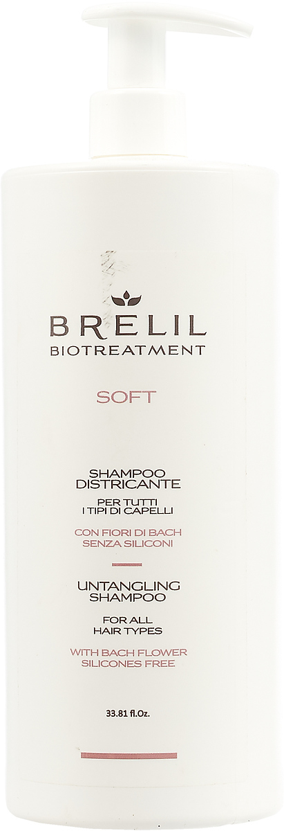 фото Brelil Bio Traitement Soft Untangling Shampoo Шампунь для непослушных волос, 1000 мл Brelil professional