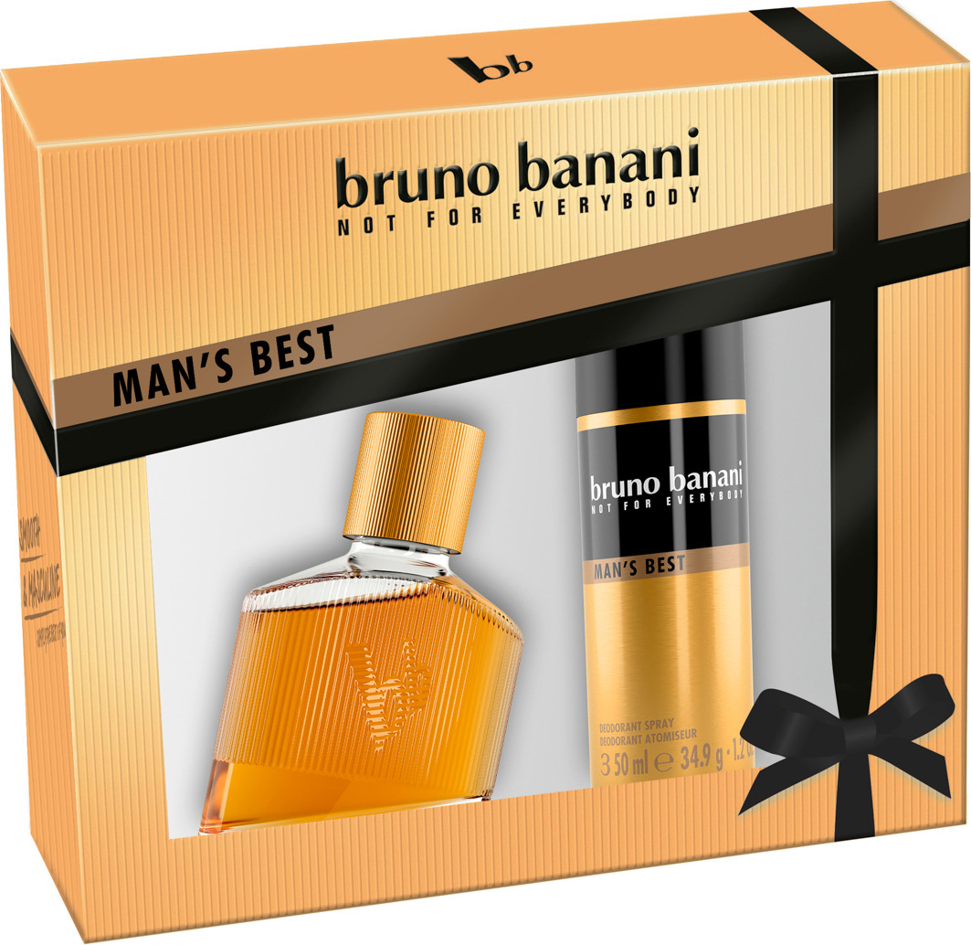 фото Подарочный парфюмерный набор Bruno Banani Mans Best: туалетная вода, 30 мл, деостик, 50 мл