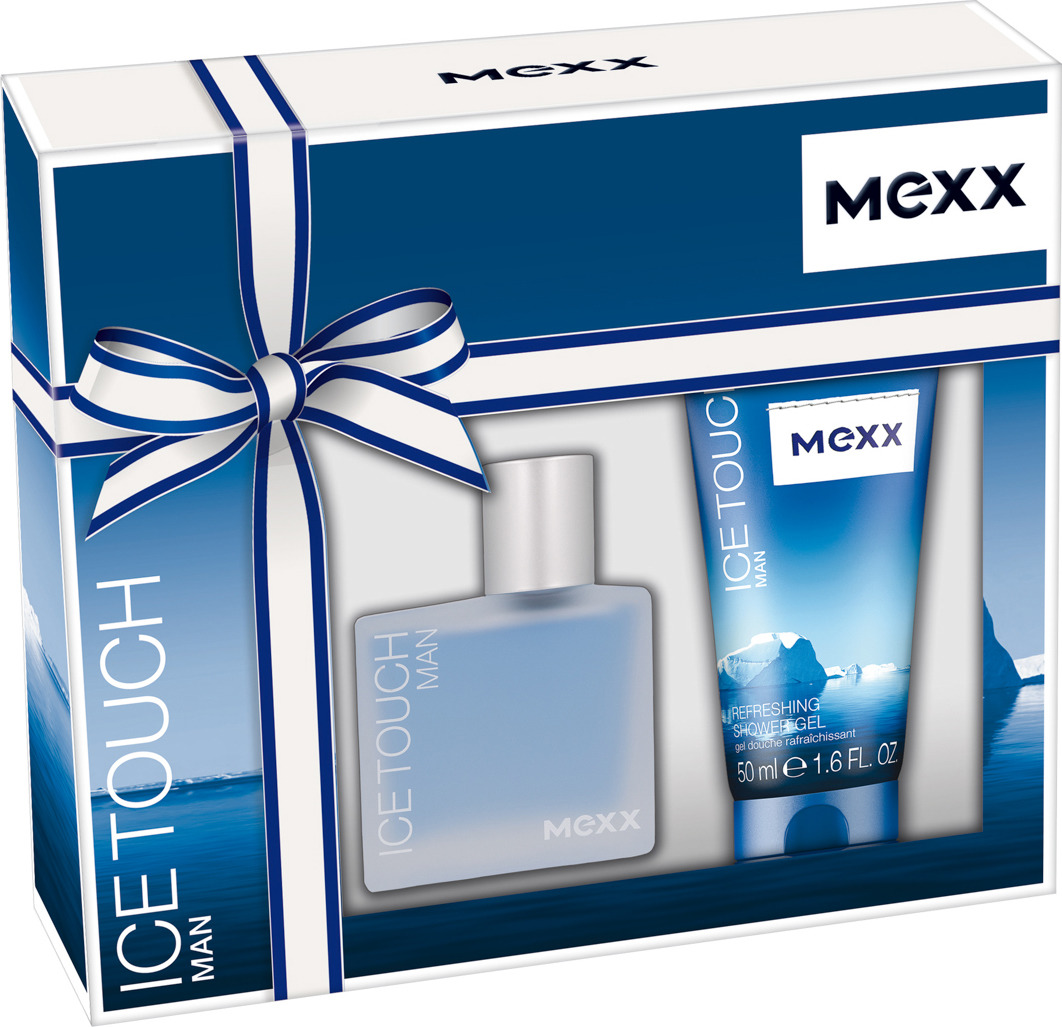 Подарочный парфюмерный набор Mexx Ice Touch Man: туалетная вода, 30 мл, гель для душа, 50 мл