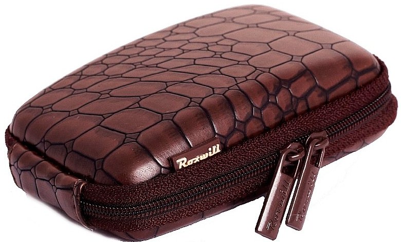 фото Чехол Roxwill C30 croco для компактных фотокамер, brown