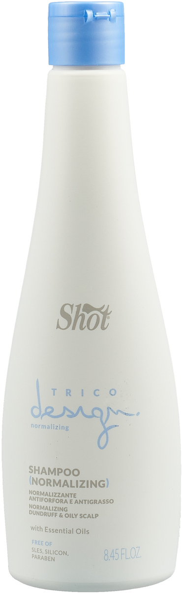 Shot Care and Trico Shampoo Antiforfora and Antigrasso - Шампунь против перхоти для жирных волос 250 мл
