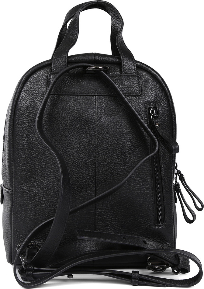 фото Сумка-рюкзак женская Fabretti, цвет: черный. 16214C1