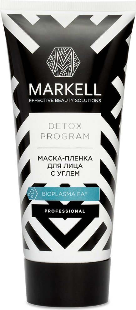 фото Маска-пленка для лица, Markell Detox, с углем, 100 мл