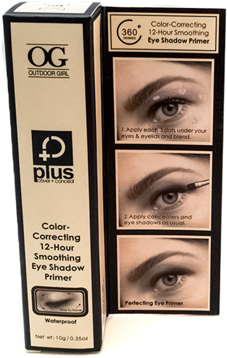фото Праймер для век Outdoor Girl Eye Shadow Primer, №01 светло-розовый, 10 г