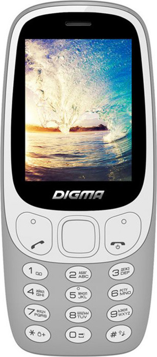 фото Мобильный телефон Digma Linx N331 2G, серый