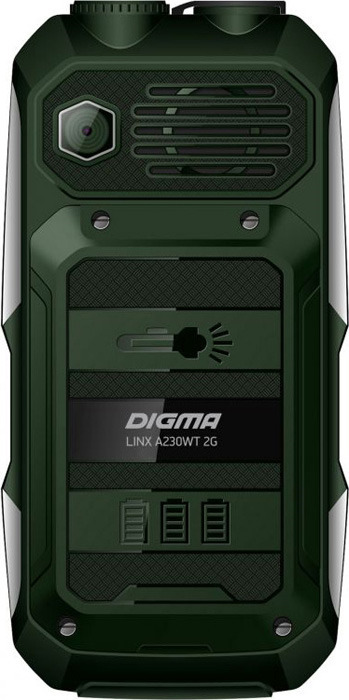 фото Мобильный телефон Digma Linx A230WT 2G, темно-зеленый