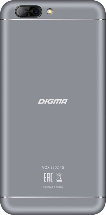 фото Смартфон Digma E502 4G VOX, 16 ГБ, серый