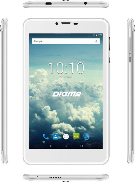 фото 7" Планшет Digma Plane 7563N Wi-Fi + 4G 16 GB, серебристый