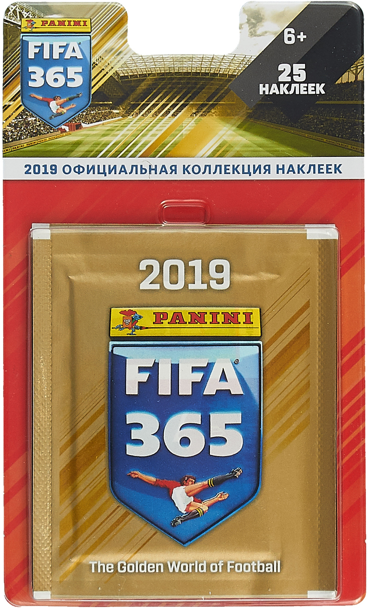 <b>Блистер Panini FIFA 365-2019</b> (набор из 5 пакетиков наклеек ...