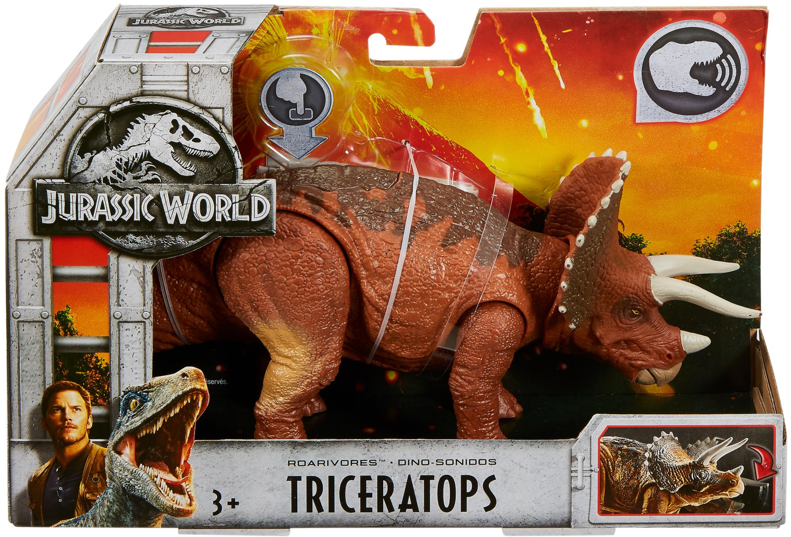 фото Jurassic World Фигурка функциональная Triceratops