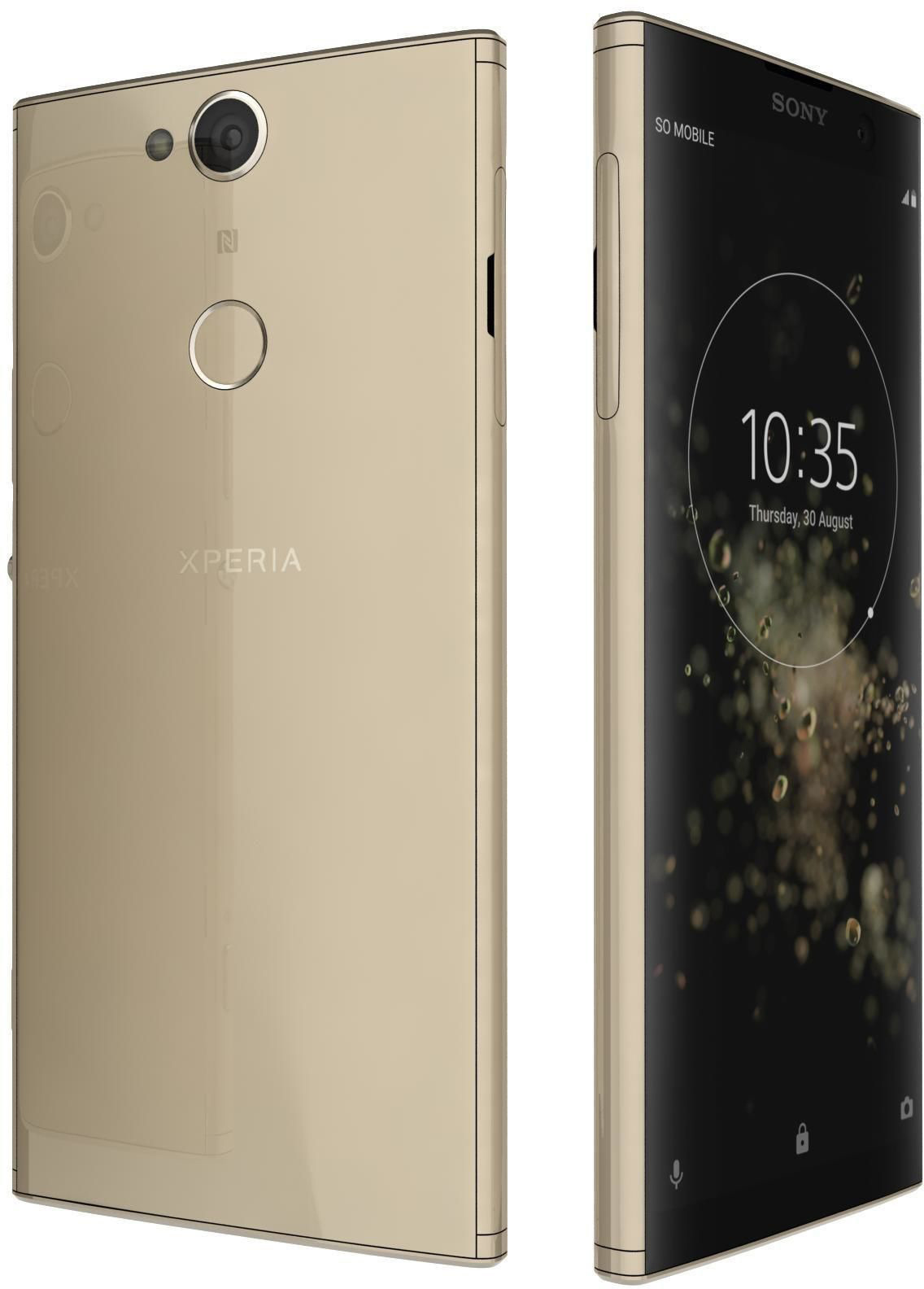 фото Смартфон Sony Xperia XA2 Plus, 32 ГБ, золотой