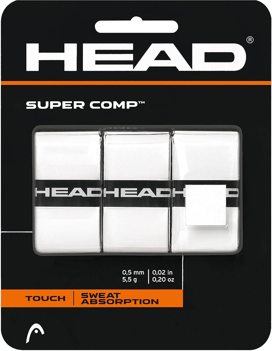 Намотка тонкая Head Super Comp, цвет: белый