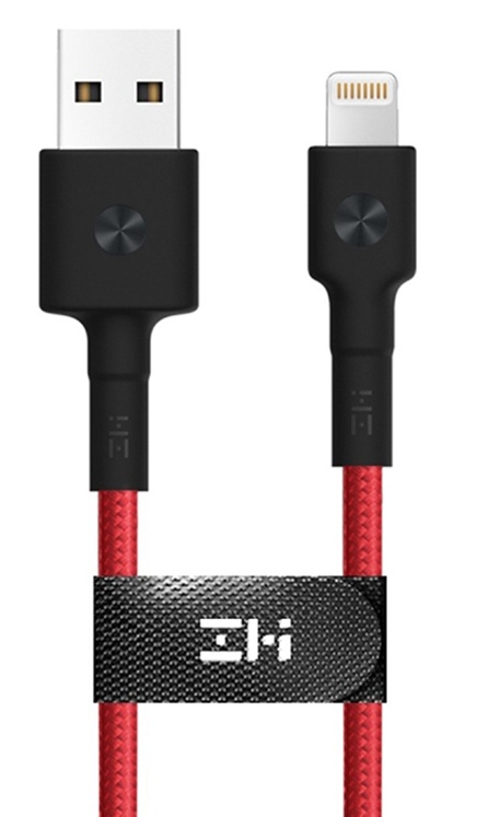 фото Кабель Xiaomi ZMI MFi USB/Lightning AL823, Red, 30 см