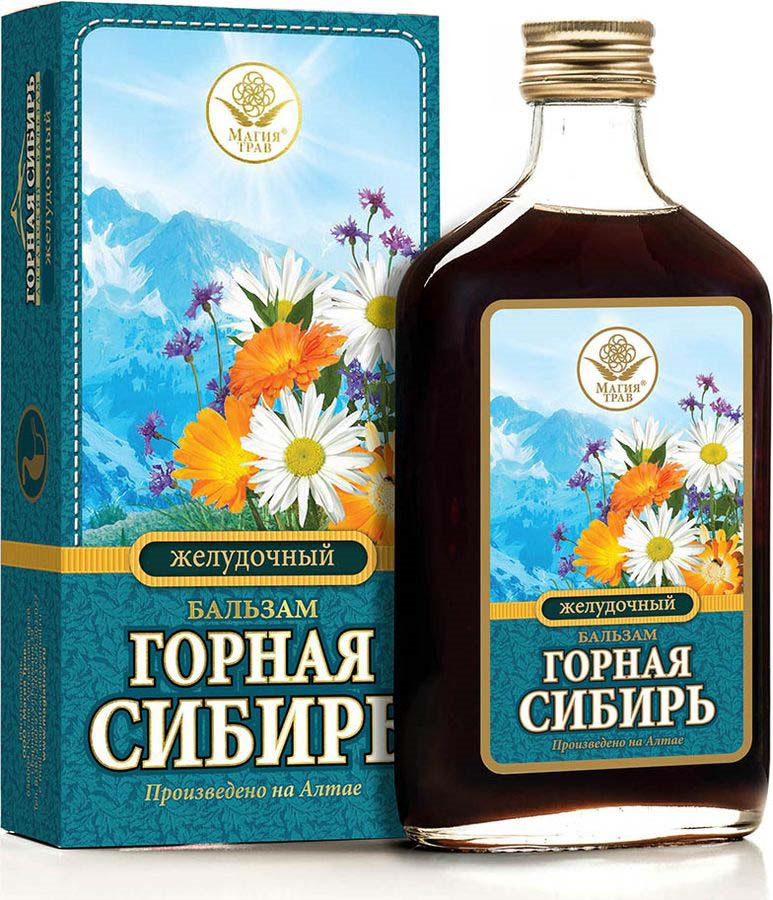 Бальзам Желудочный "ГОРНАЯ СИБИРЬ", 250мл — купить в интернет-магазине ...