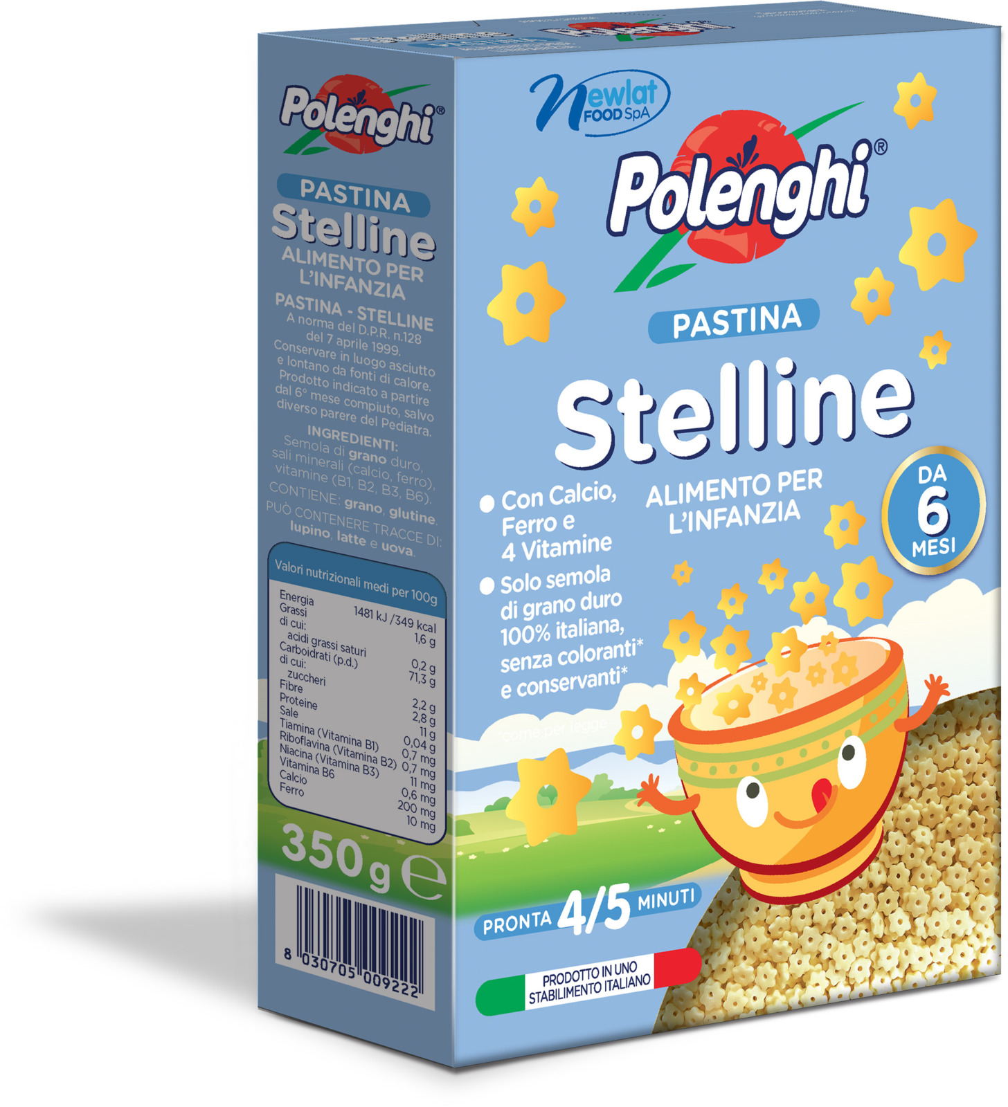 фото Макаронные изделия Polenghi звездочки Stelline, 350 г