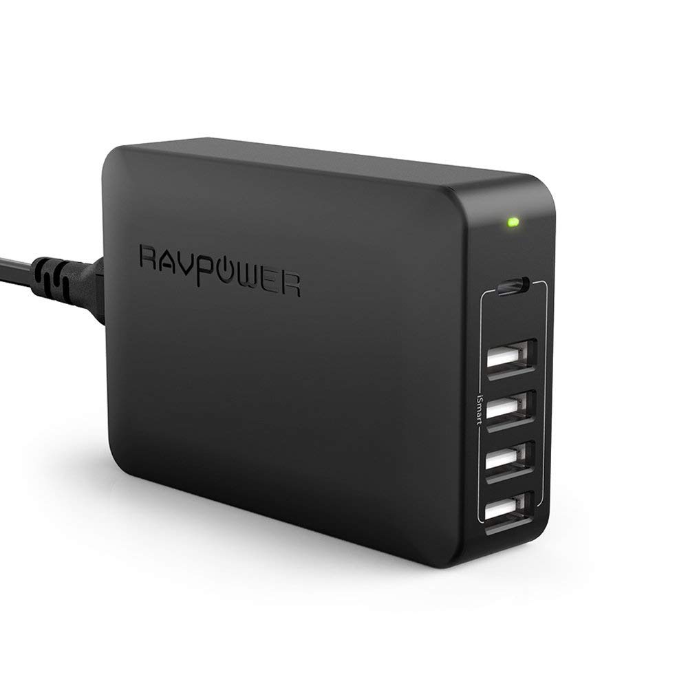 фото Cетевое зарядное устройство RAVPower 60W USB-C Power Delivery, RP-PC059, черный