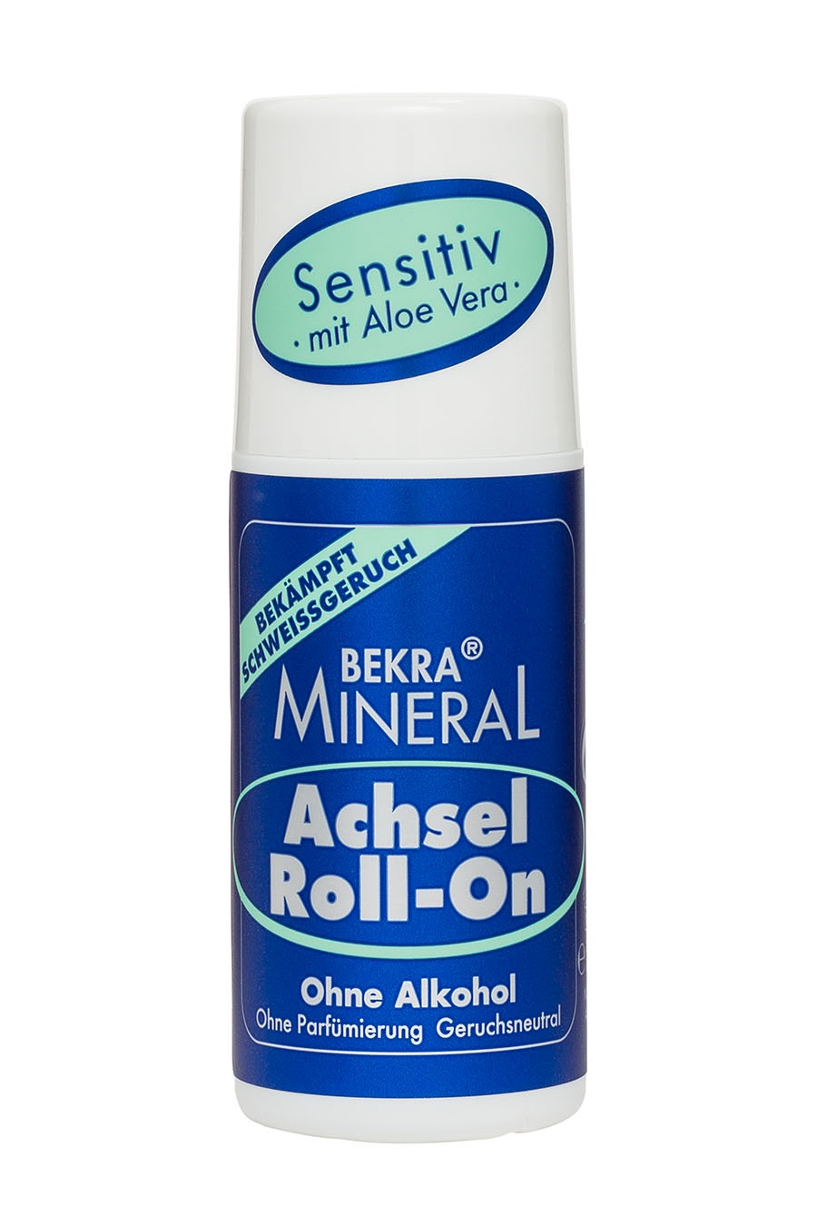 фото Минеральный шариковый дезодорант "Bekra Mineral Achsel Roll-On Sensitiv"