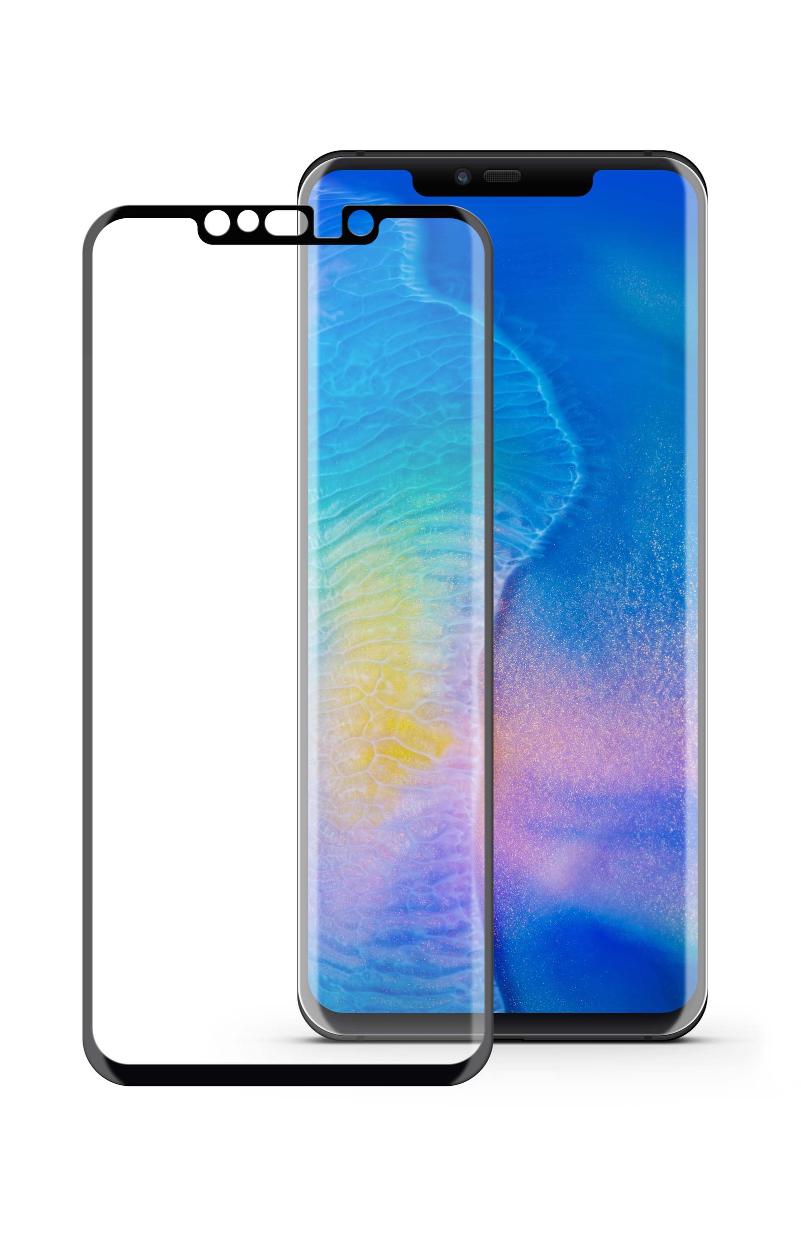 фото Защитное стекло Mobius для Huawei Mate 20 Pro 3D Curved Edge (Black)