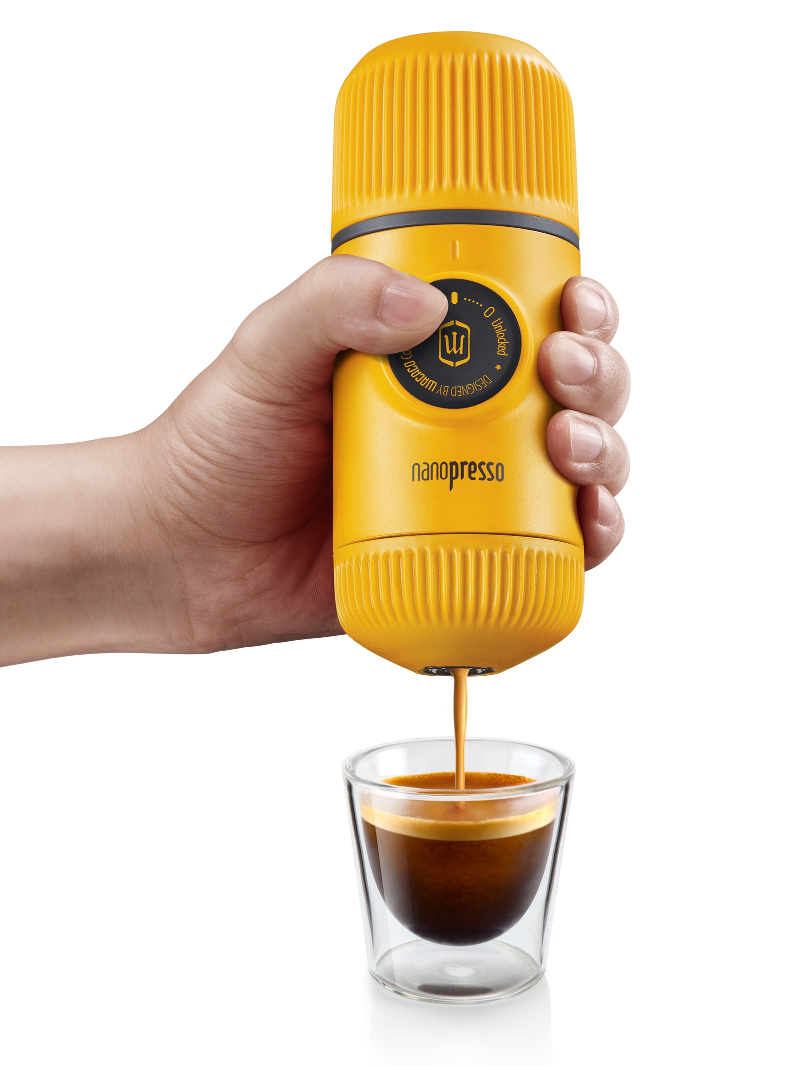 фото Ручная мини-кофемашина Nanopresso Yellow WACACO WCCN83