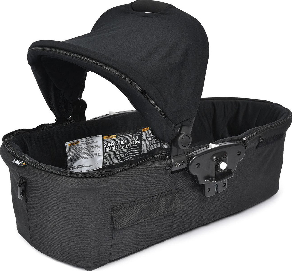 фото Люлька Larktale для коляски Coast Carry Cot Folding -Black- W/ Adaptors