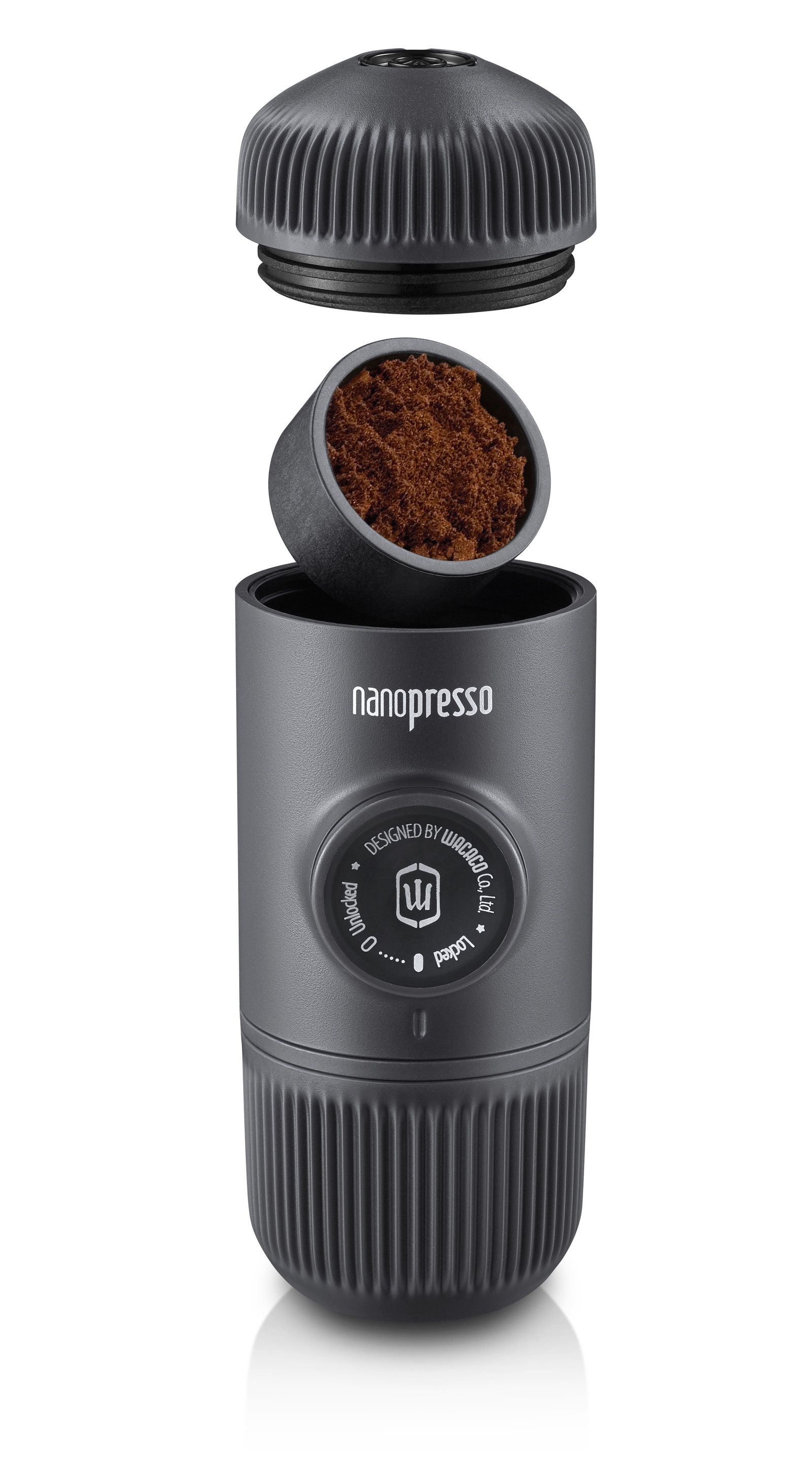 фото Ручная мини-кофемашина Nanopresso Black WACACO WCCN80