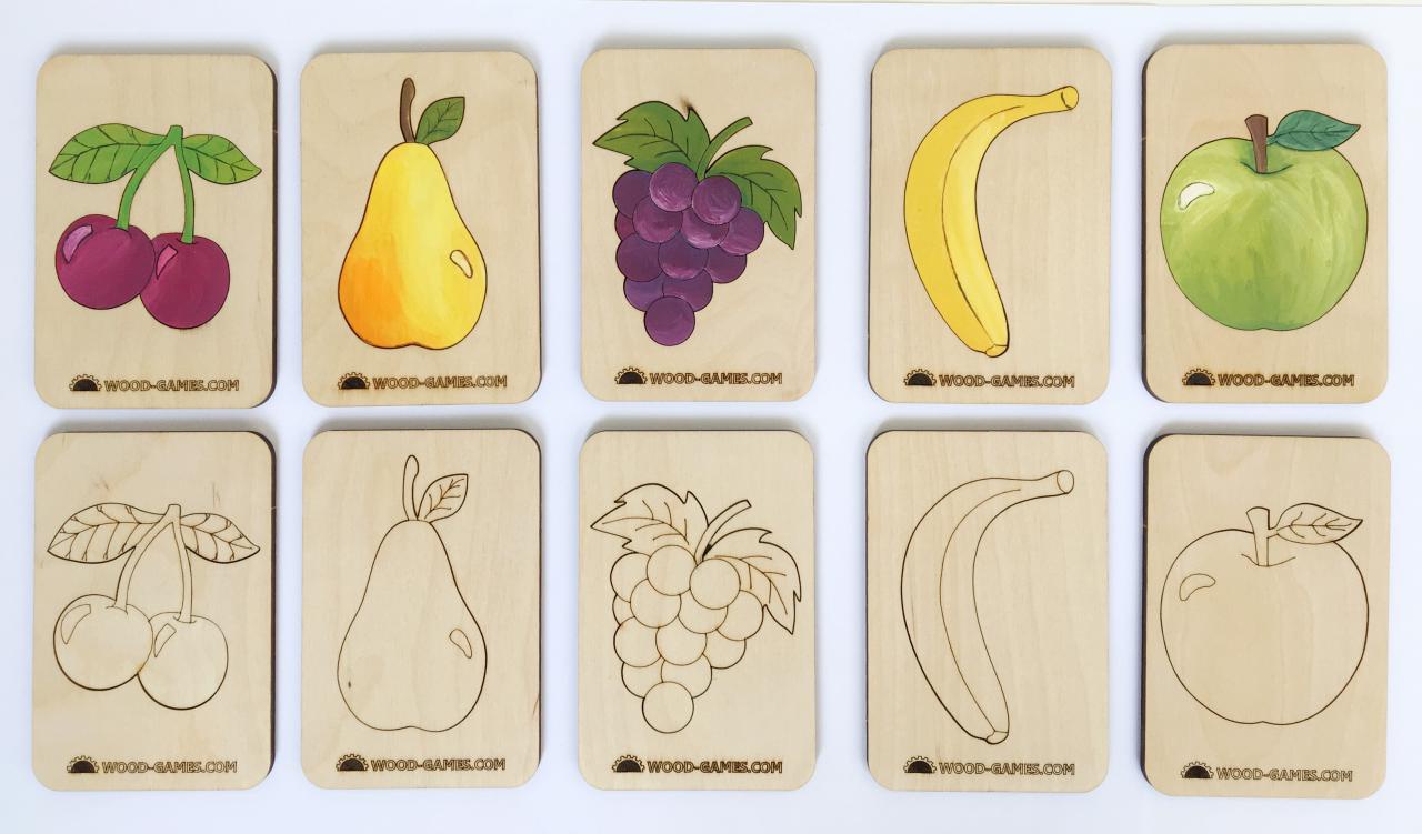 Игра дерево с фруктами. Деревянные карточки для детей. Фрукты на дереве карточки. Деревянный вкладыш "фрукты". Деревянные карточки с рисунками.