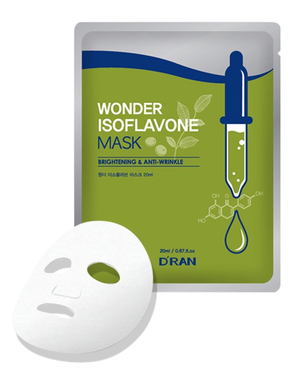 фото Маска косметическая D’RAN Чудо маска с Изофлавонами сои Wonder Isoflavone Mask