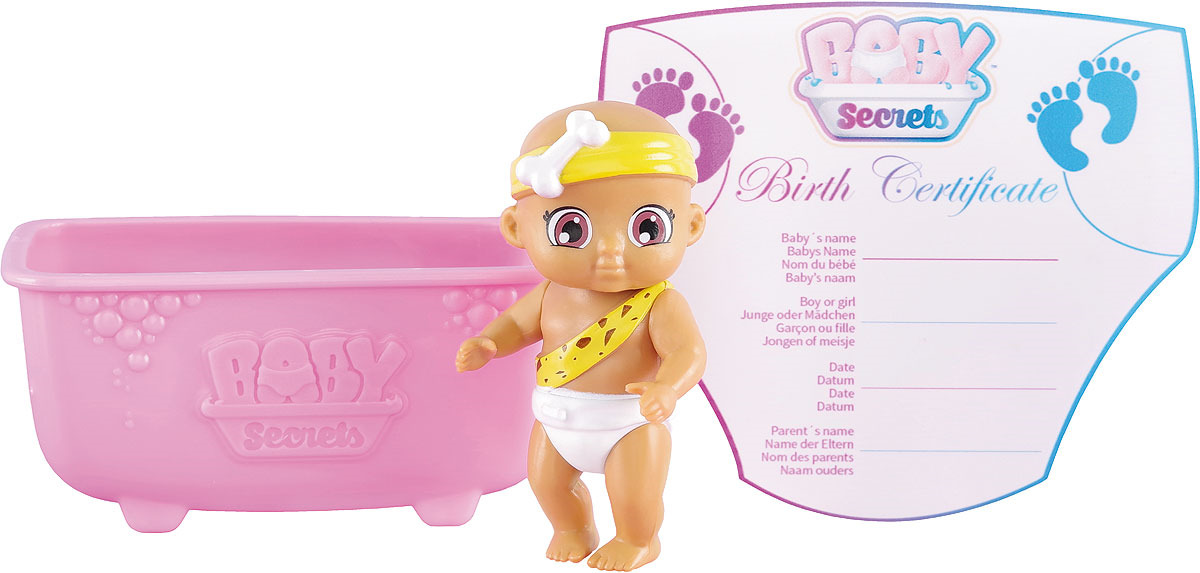 фото Игровой набор с куклой Zapf Creation Baby Secrets "Кукла с ванной", 930-236