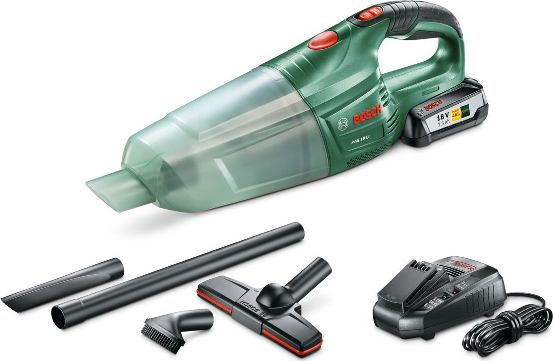 фото Аккумуляторный пылесос Bosch PAS 18 LI Set. 06033B9002