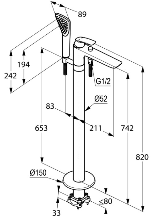 фото Смеситель Kludi Balance