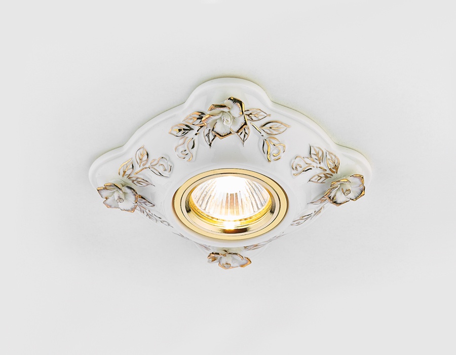 Потолочный светильник Ambrella light DESIGN, белый, золотой
