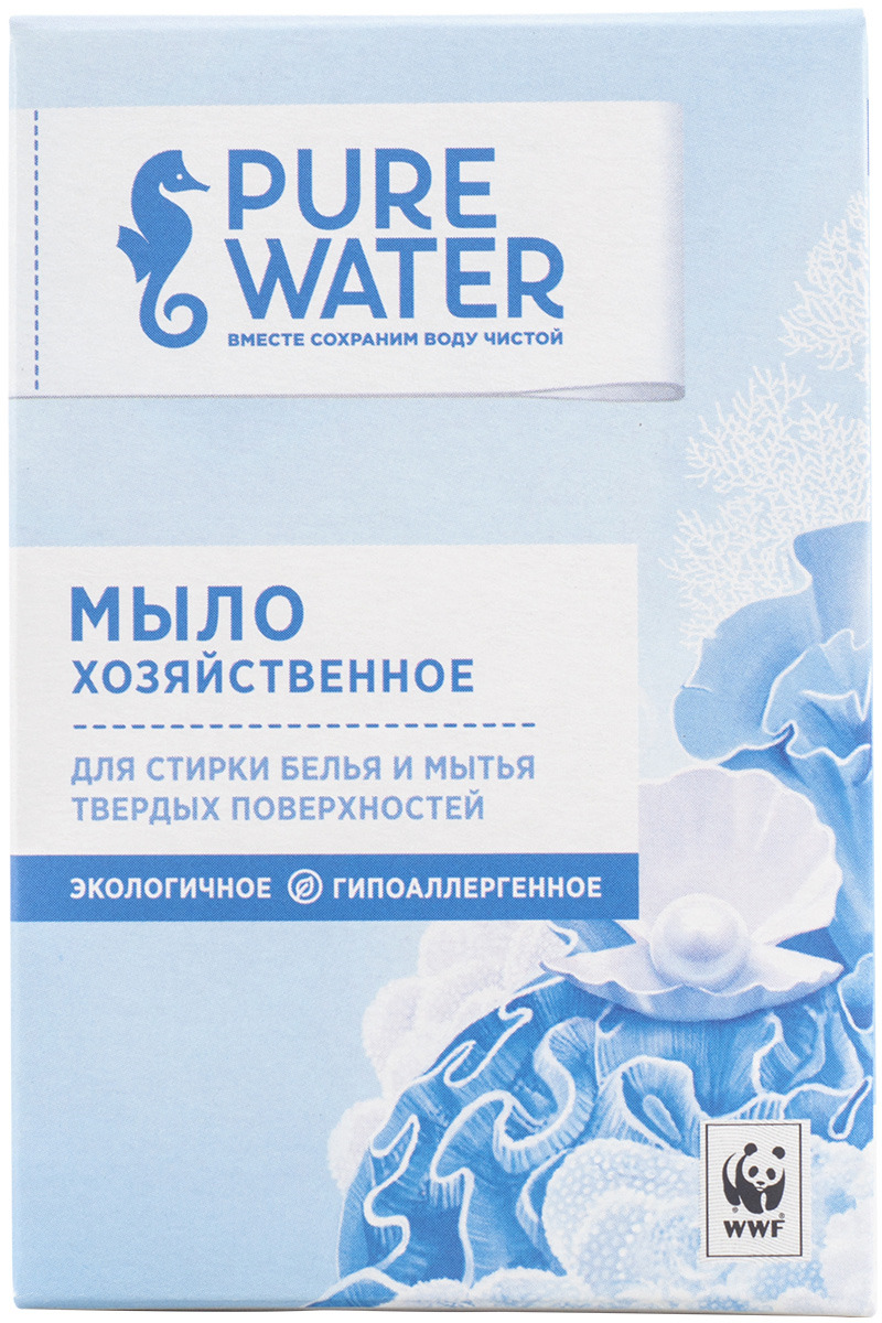 фото Мыло хозяйственное Pure Water, 175 г