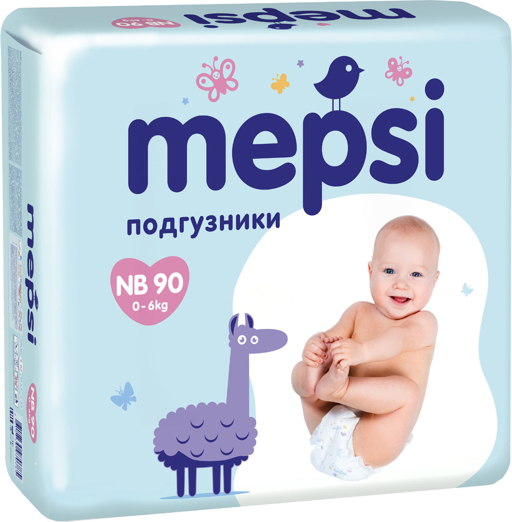 <b>Mepsi Подгузники NB</b> 0-6 кг 90 шт — купить в интернет-магазине ...