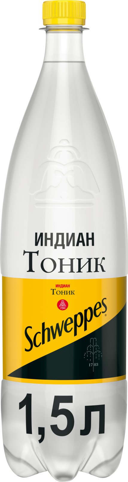 фото Schweppes Индиан Тоник напиток сильногазированный, 1,5 л