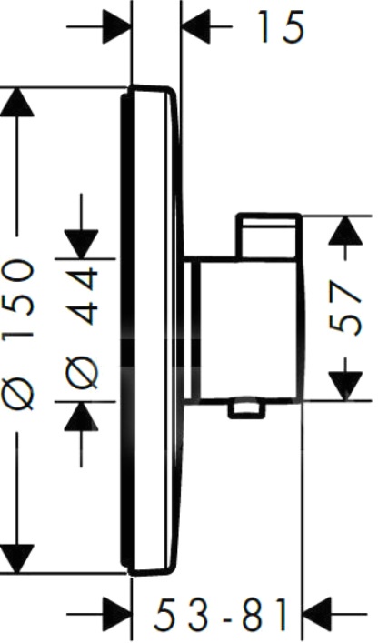 фото Термостат Hansgrohe Ecostat S 15755000