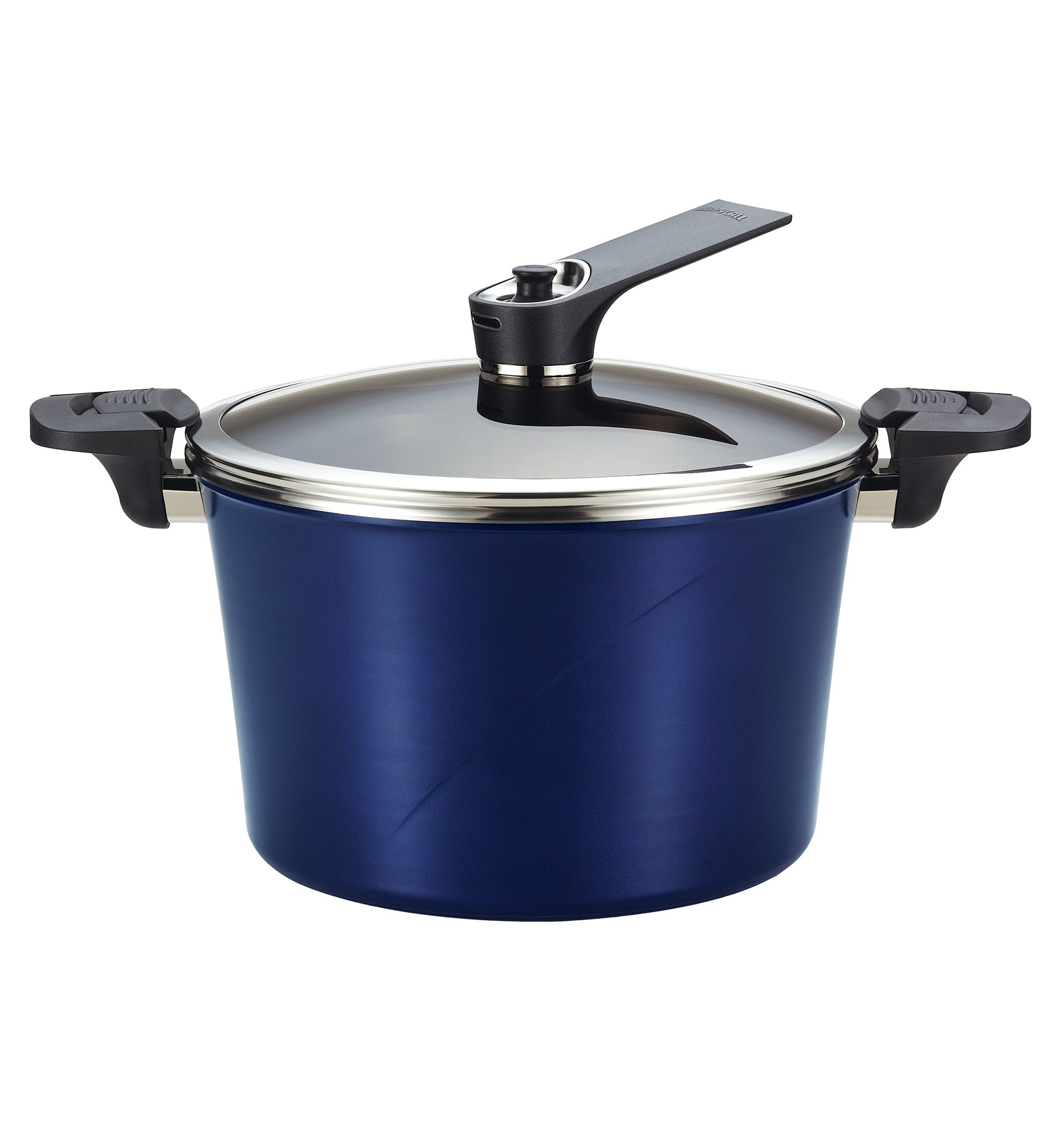 фото Кастрюля 	Happycall Vacuum Pot, для индукционной плиты, синий, 9 л