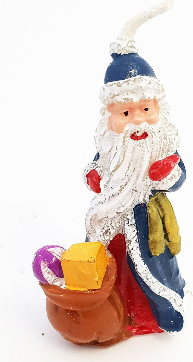 фото Свеча новогодняя Magic Time "Дедушка Мороз с подарками". 78324
